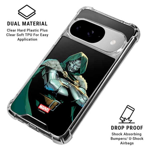 Marvel Dr. Doom Google Pixel 10 Clear Case